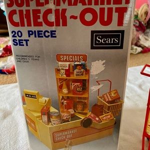 Supermarket Check Out Vintage Sears